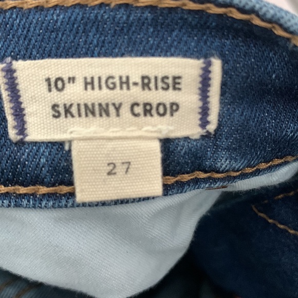 Madewell 10” High Rise Skinny Crop Jeans - Picture 3 of 7